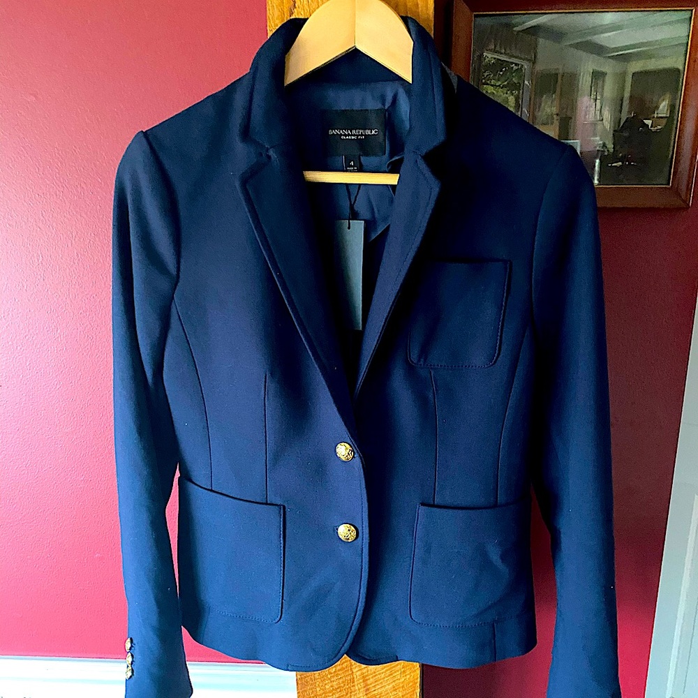 Brand new! Banana republic blue blazer